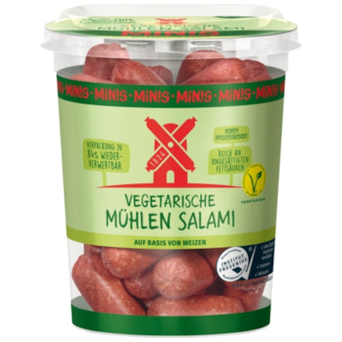 Rügenwalder Mühle Vegetarische Mühlen Salami Minis 180 g – foodpipe