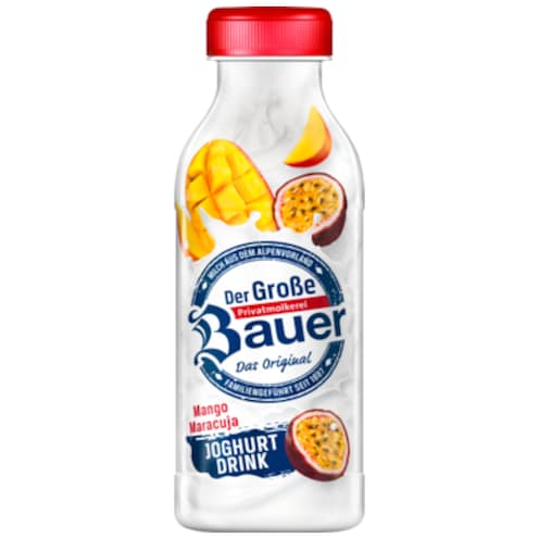 Bauer Der Grosse Joghurtdrink Mango-Maracuja foodpipe 3,5 – 250 Fett % g