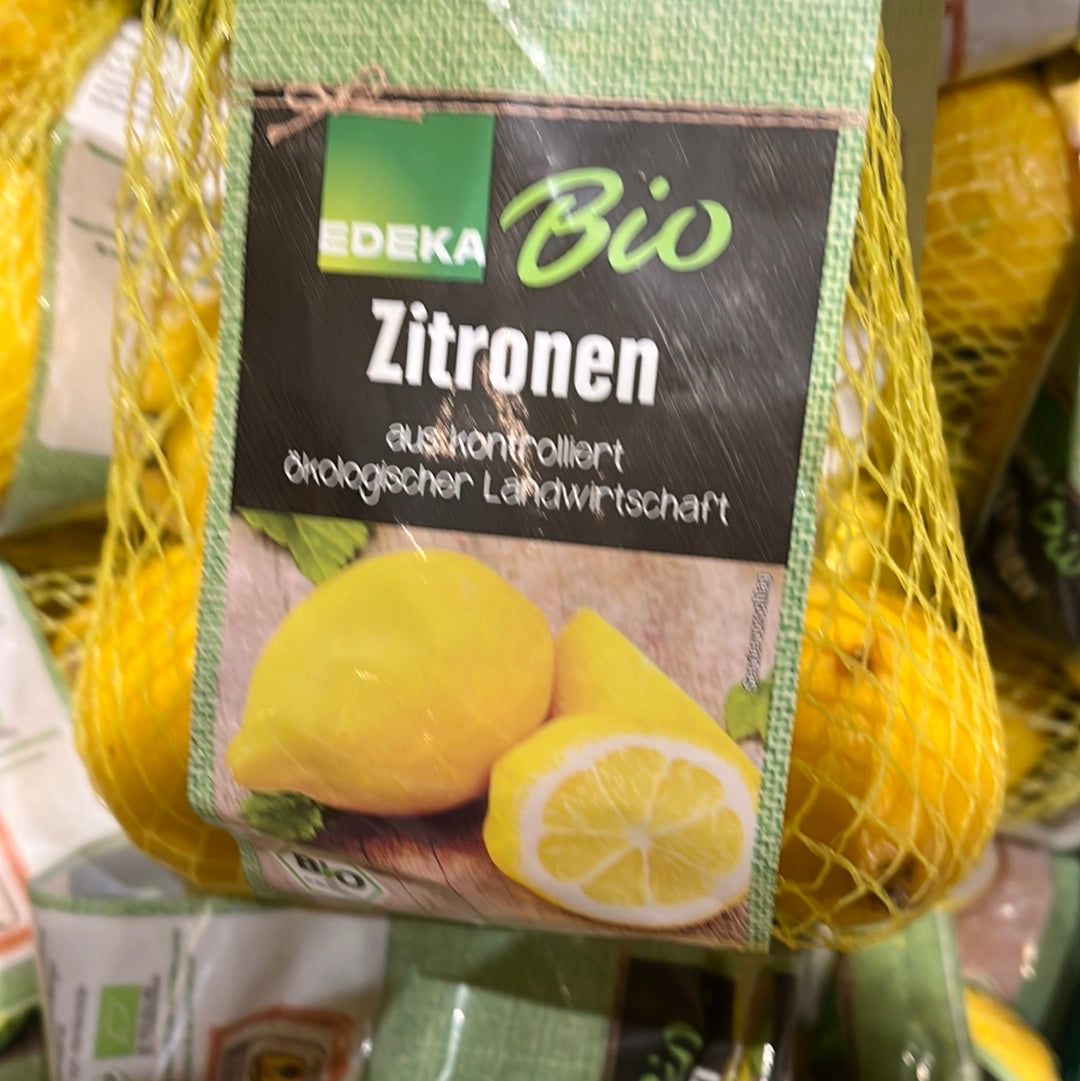 EDEKA Bio Zitrone Netz 500 g – foodpipe
